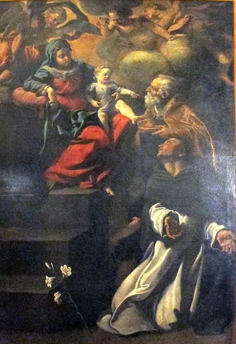 94-Madonna con Bambino sant Agostino e san Domenico-Appartamento Storico di Palazzo Reale, Napoli 